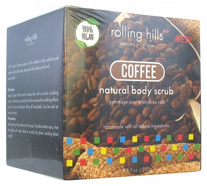 Scrub corpo "Caffè" Rolling Hills Gommage Corps Naturel 250 g
