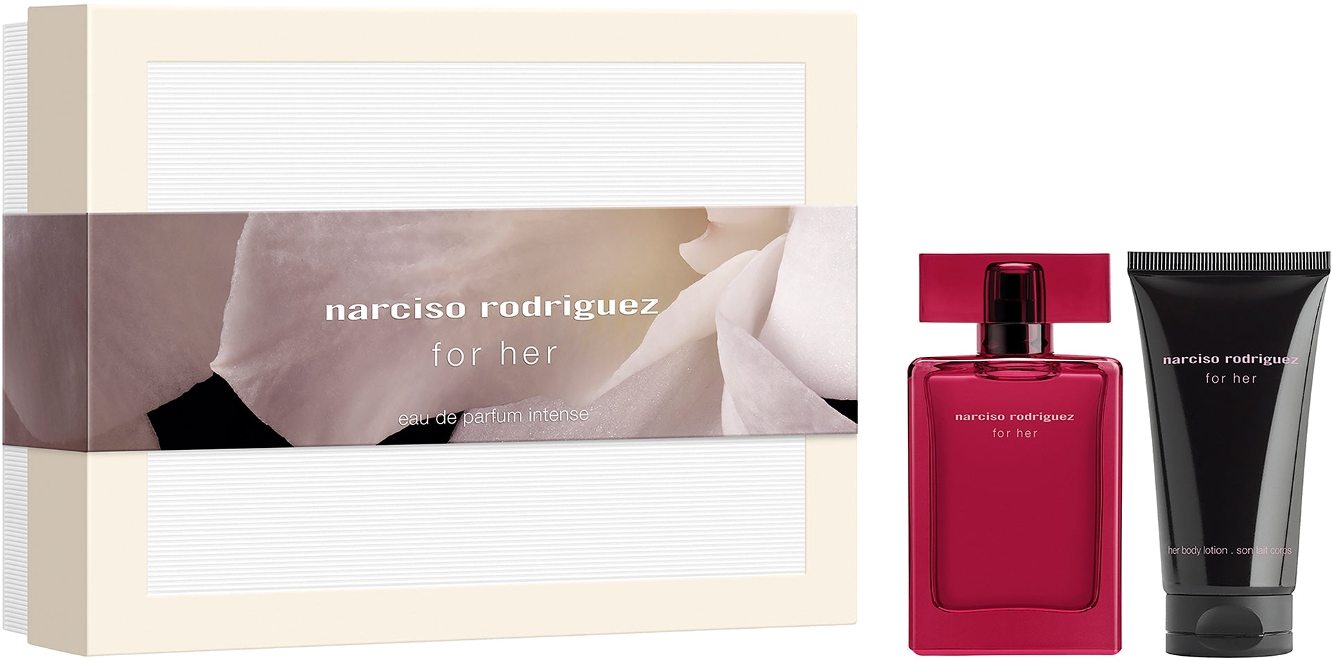 Narciso Rodriguez For Her Intense Set (edp/50ml + b/lot/50ml)