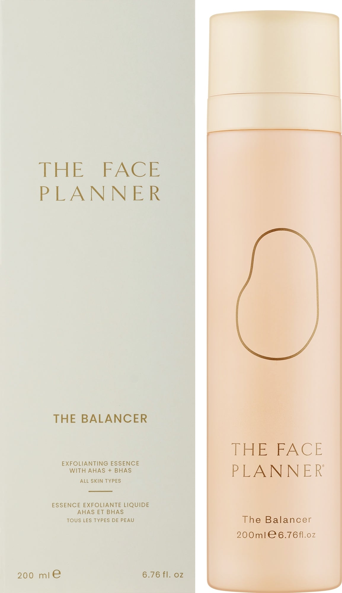 The Face Planner The Balancer — απολεπιστική essence προσώπου με AHA και BHA 200 ml