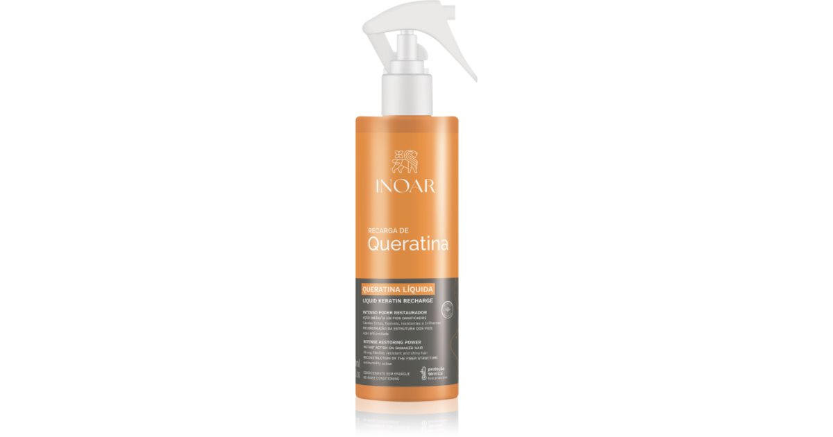 INOAR Queratina Liquida Condicionador Leave-in com Queratina 200 ml