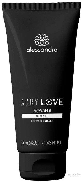 Gel poliacrilico per unghie Alessandro International AcryLove Poly-Acryl-Gel Milky White (tubo) 50 g