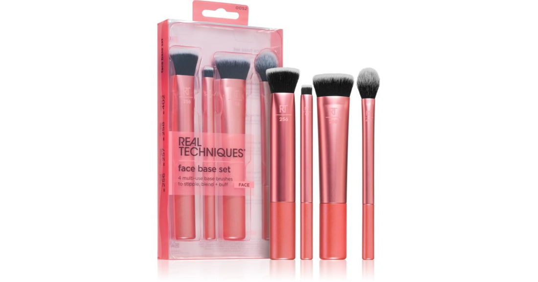 Real Techniques Set de pinceaux Collection Originale pour un look parfait 4 pcs