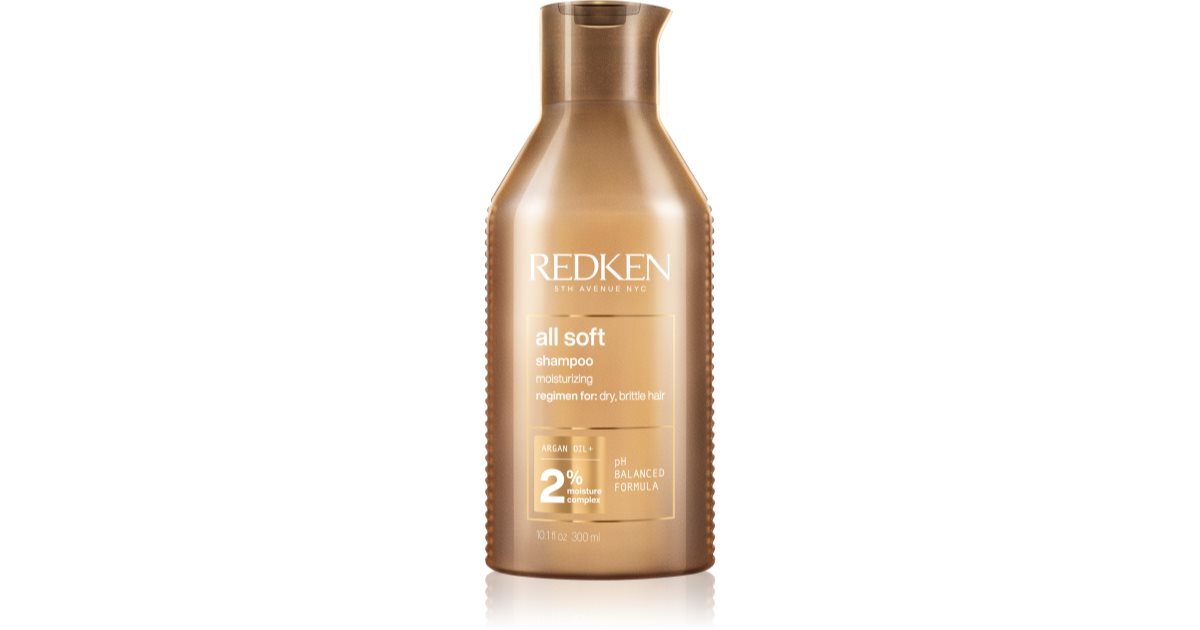 Redken All Soft närande schampo för torrt och sprött hår 500 ml