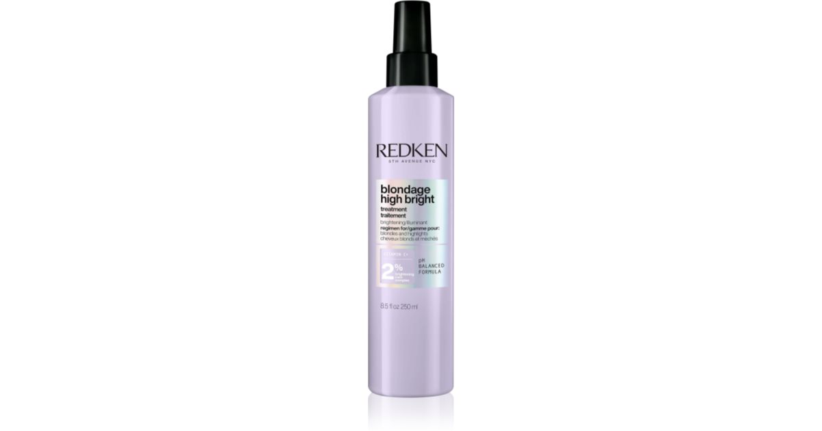 Redken 블론디지 하이 브라이트 일루미네이팅 트리트먼트(탈색 또는 하이라이트 모발용) 250 ml