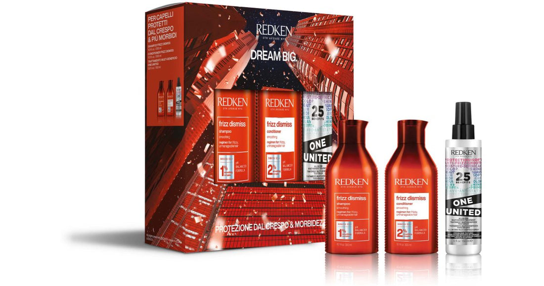 Redken קופסת מתנה של Frizz Dismiss (נגד שיער מקורזל)