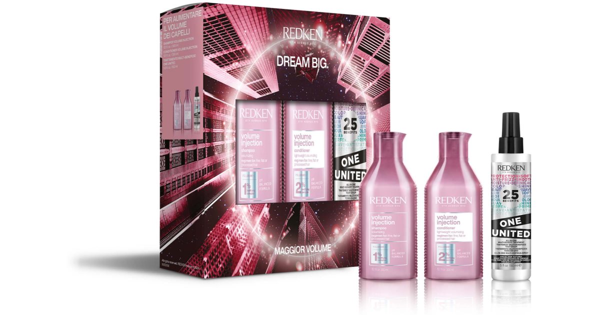 Redken Pudełko upominkowe Volume Injection (zwiększające objętość)