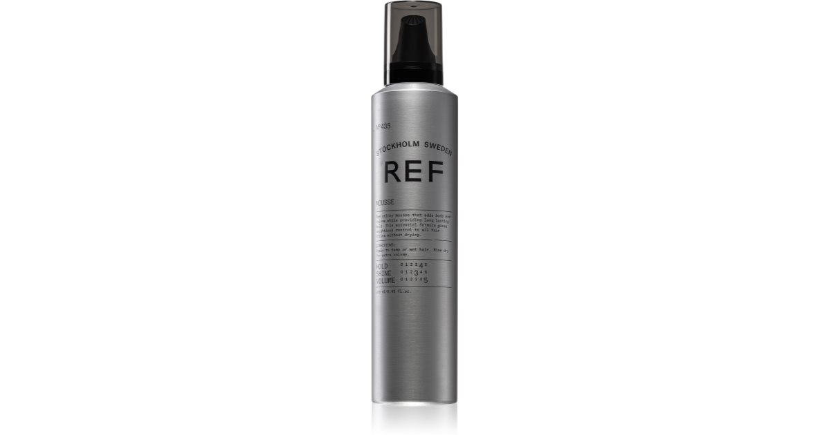 REF Luxuriöses, voluminöses Styling-Mousse für langanhaltenden Halt, 250 ml