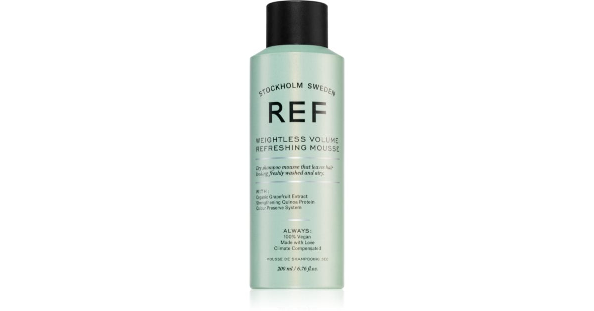 REF ウェイトレスボリューム リフレッシングムース 200ml