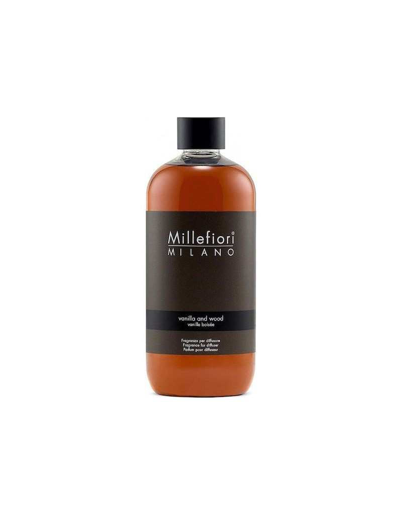 Millefiori Milano Vanilla &amp; Wood ricarica per diffusori di aromi 500 ml