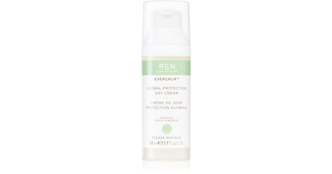 REN Evercalm Global kosteuttava suojaava voide regeneroivalla vaikutuksella 50 ml