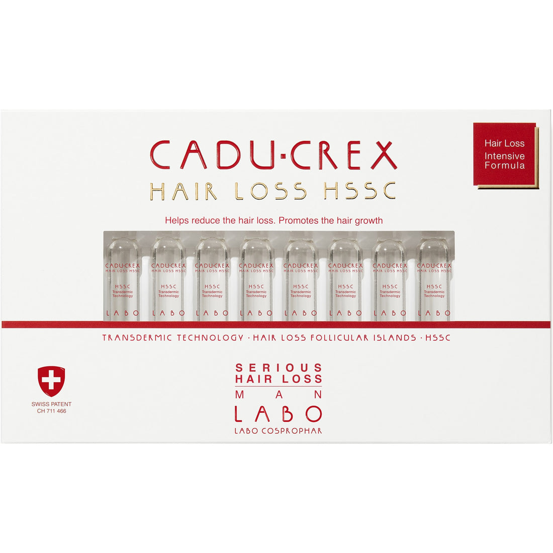Labo Suisse Cadu-Crex Severe Stage Siero trattamento anticaduta 20 fiale 3.5 ml — Trattamento capelli