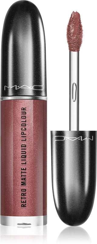 MAC Cosmetics Retro Matte flydende mat læbestift farve Gemz & Roses 5 ml 