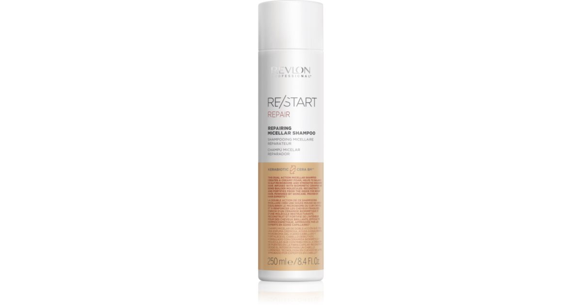 Revlon Professional Re/Start Recovery μικκυλιακό σαμπουάν για ταλαιπωρημένα και εύθραυστα μαλλιά 1000 ml