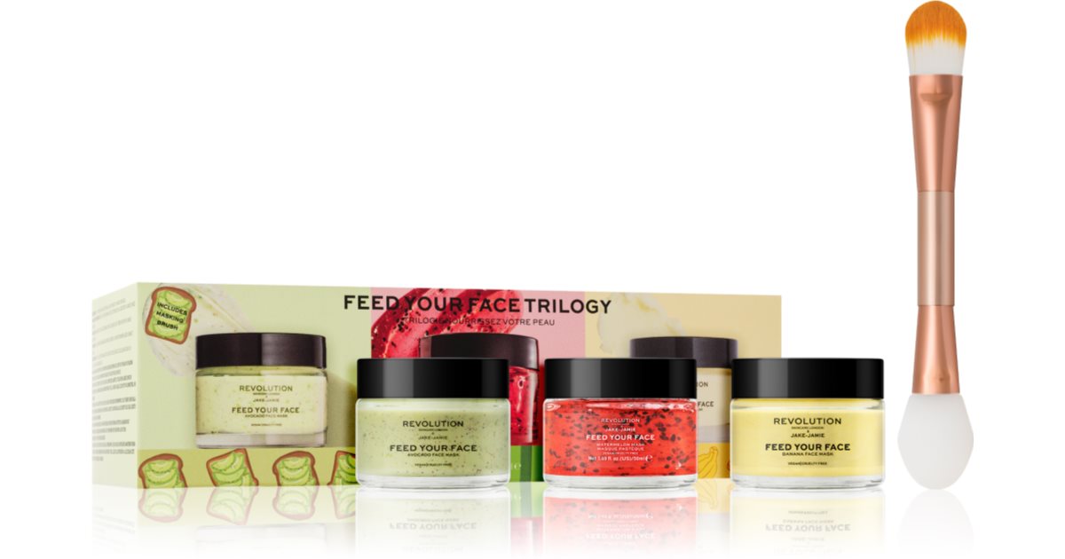 Revolution Skincare X Jake-Jamie Feed Your Gesichtsmasken-Set