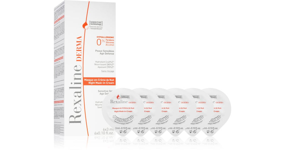 Rexaline Derma Night Mask-in-Cream 6 x 3 ml