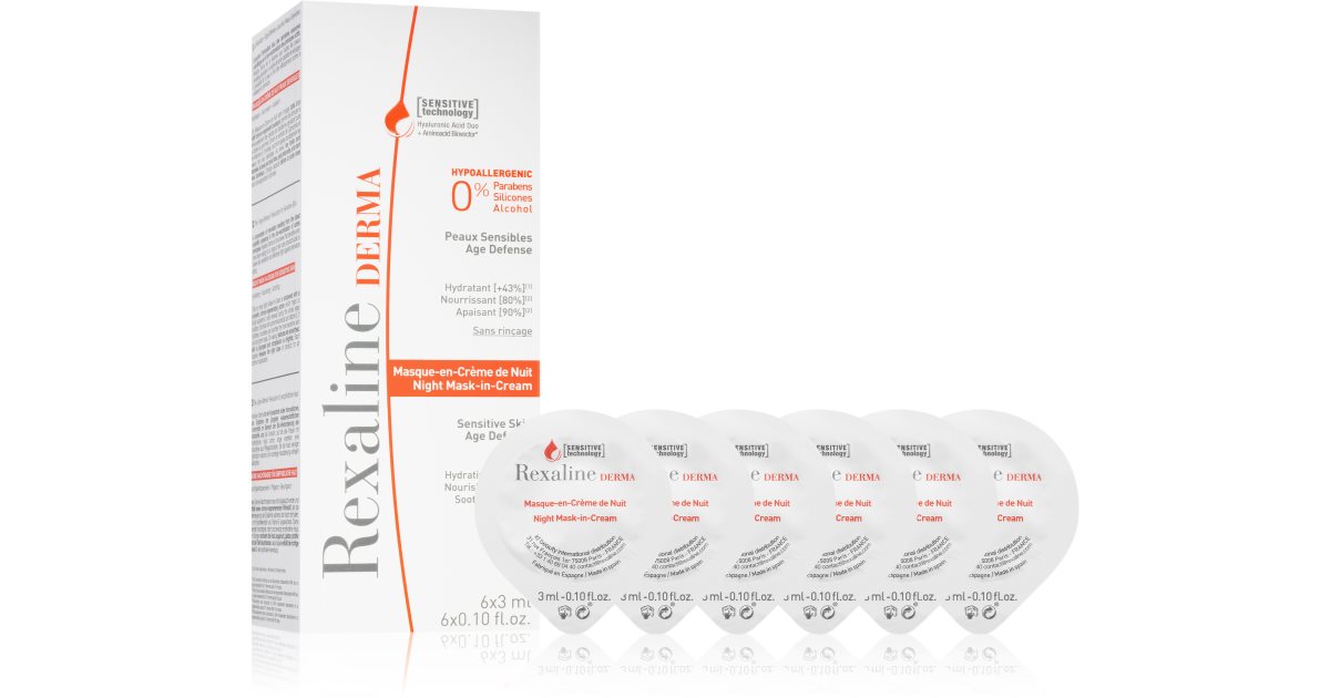 Rexaline Derma Nuit Maschera-en-Crème 6 x 3 ml