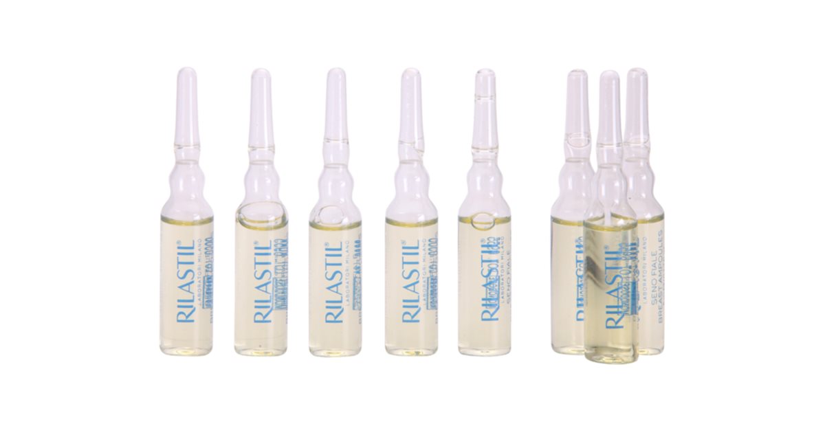 Rilastil Serum ujędrniające biust na dekolt i piersi w fiolkach 15x5 ml