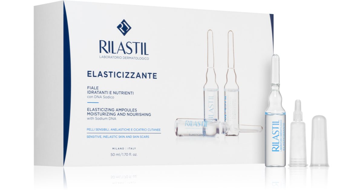 Rilastil Elasticerende ampul die de elasticiteit van de huid verhoogt 10x5 ml