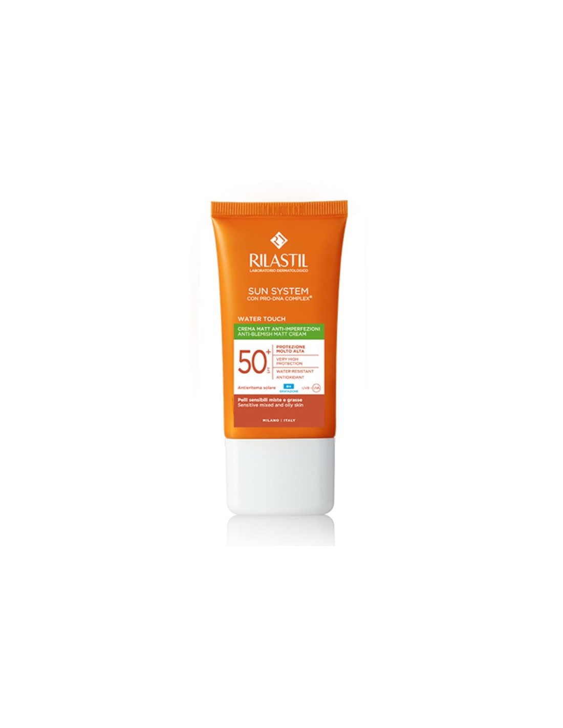 Rilastil System Water Touch Mat Crema Matt Anti-Imperfezioni SPF 50+ 50 ml — Crema Viso