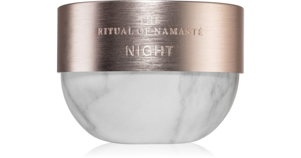 Rituals The Ritual of Namaste przeciwzmarszczkowy rozświetlający krem na noc 50 ml