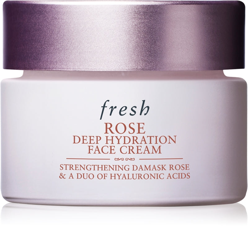 fresh Rose Deep Hydration Face Cream crema idratante viso con acido ialuronico 15 ml