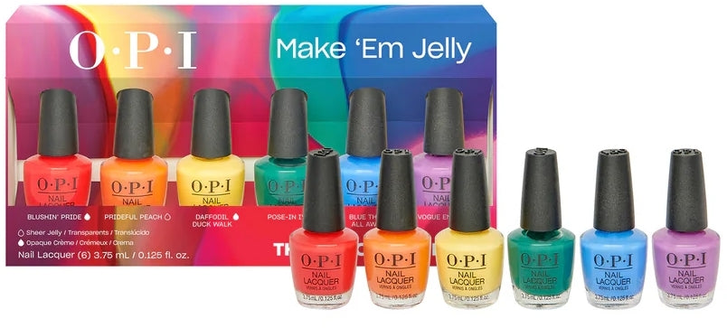 Set di smalti Make Em Jelly (lacq/6x3,75ml)