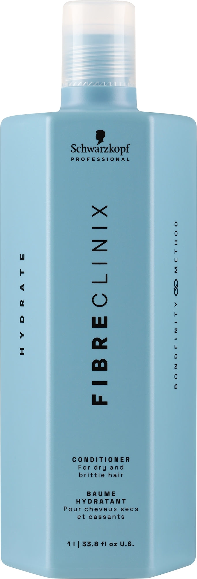 Balsamo capelli Schwarzkopf Professional Fibre Clinix Hydrate Conditioner 1000 ml