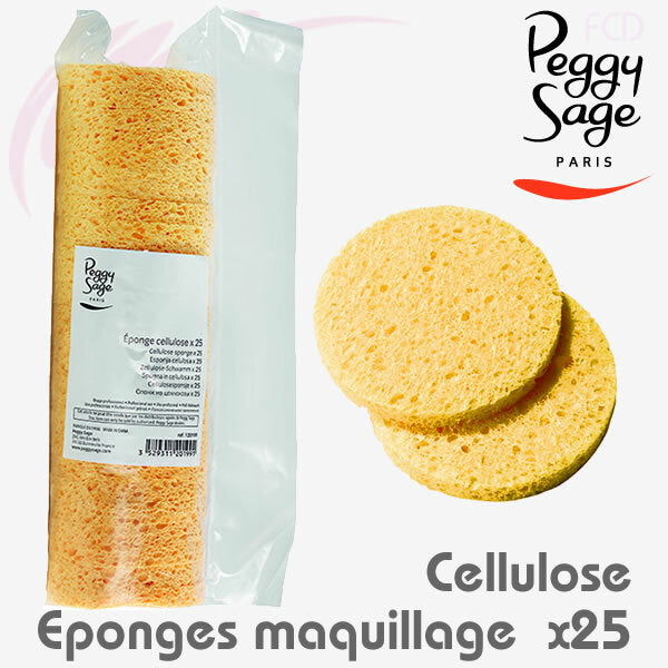 Spugna struccante, cellulosa Peggy Sage Cellulose Sponge 25 pz.