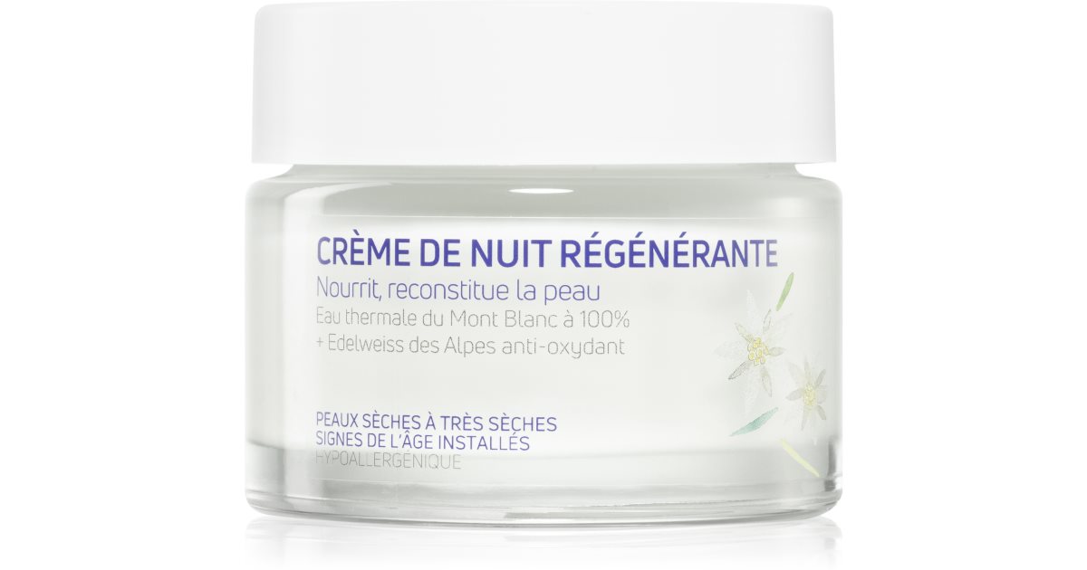 SAINT-GERVAIS MONT BLANC EAU THERMALE regenerierende Anti-Aging-Nachtcreme 50 ml