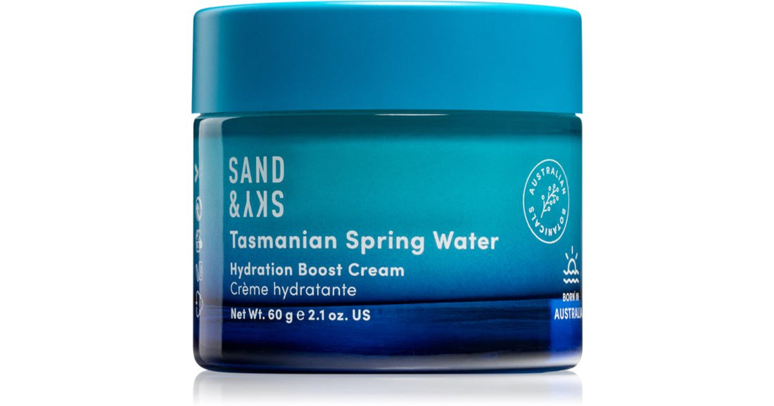 Sand &amp; Sky Tasmanian Spring Water Boost Crema idratante 60 g