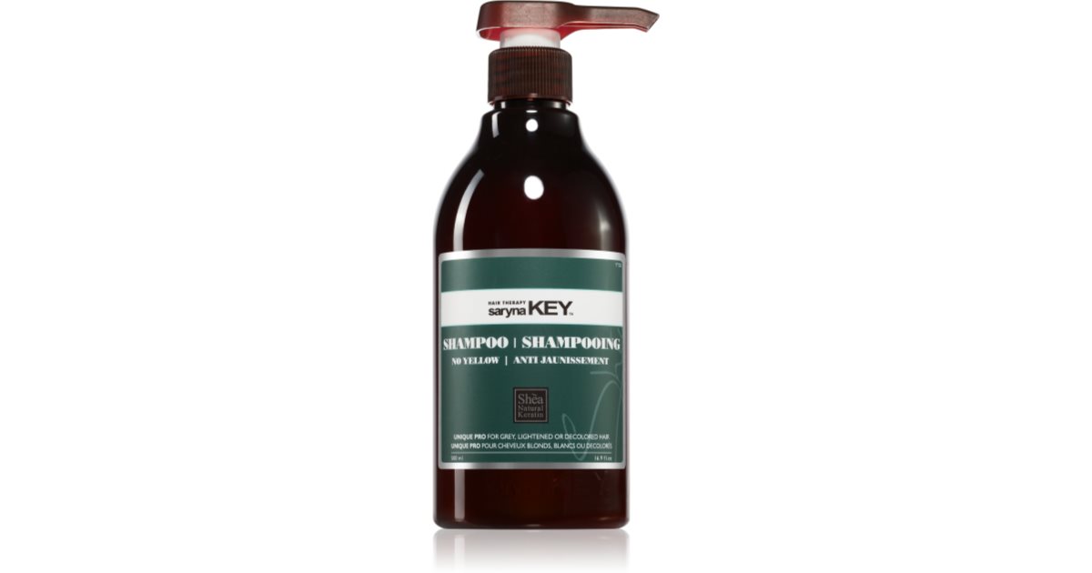 Saryna Key No Yellow shampoing anti-jaunissement au beurre de karité 180 ml