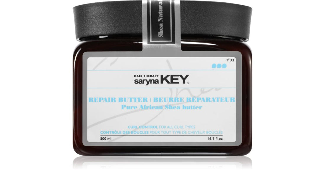 Saryna Key Reine afrikanische Sheabutter-Kontrolle maschera für lockiges Haar mit Sheabutter 500 ml