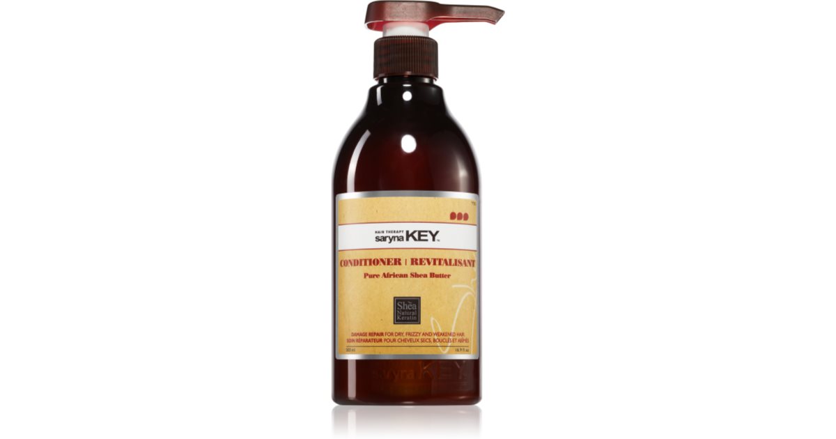 Saryna Key Pure African Shea Butter Repair Conditioner für trockenes Haar mit Sheabutter 500 ml