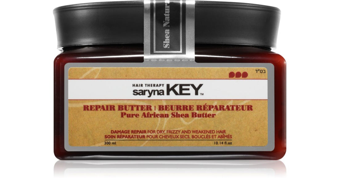 Saryna Key Reparație cu unt de shea african pur maschera pentru par cu unt de shea 500 ml