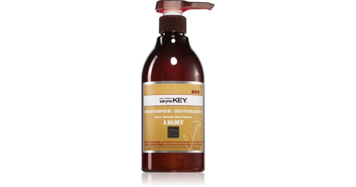 Saryna Key Pure African Shea Butter Lekka odżywka z masłem shea 500 ml