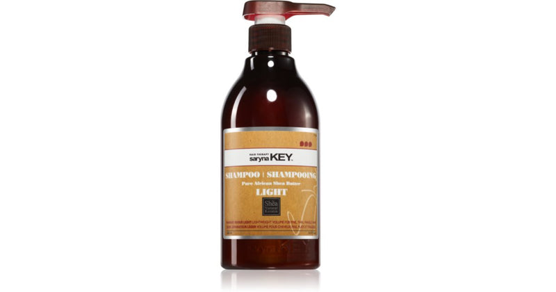 Saryna Key Pure African Shea Butter Light šampon s bambuckým máslem 500 ml