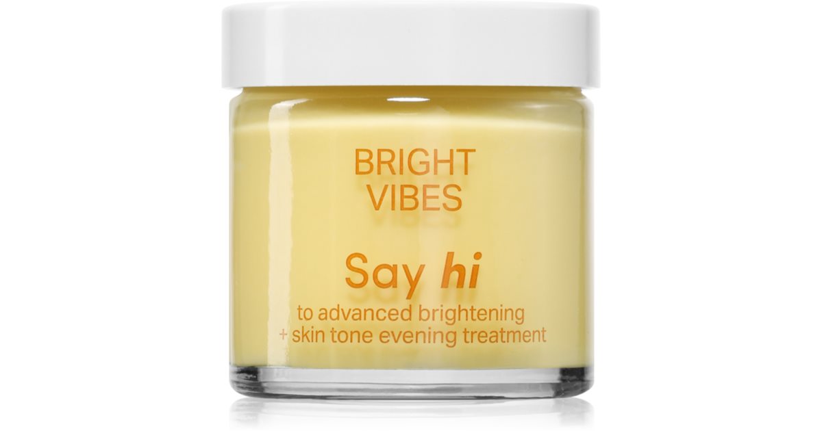 Say Hi Bright Vibes crema illuminante per unificare il tono della pelle 50 ml