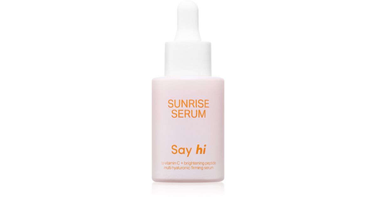 Say Hi Sunrise kirkastava seerumi kiinteyttää ihoa C-vitamiinilla 30 ml