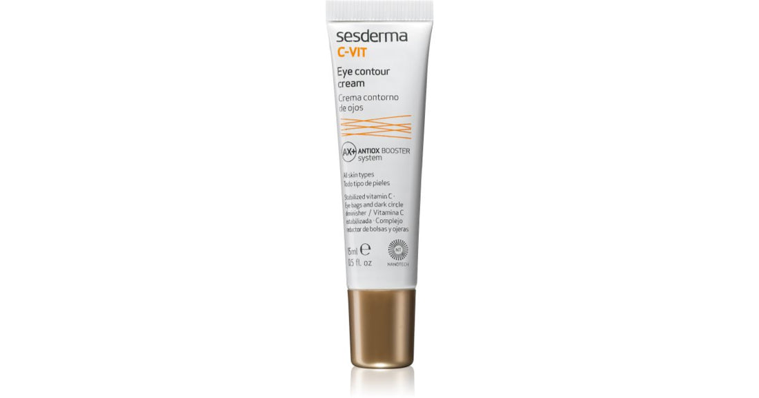 Sesderma C-Vit AX+ øyekrem mot hevelser og mørke ringer 15 ml