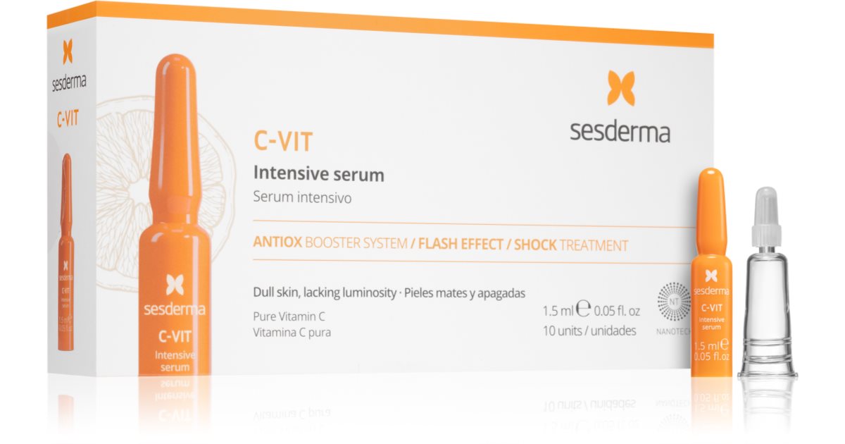 Sesderma C-Vit sérum iluminador y regenerador con vitamina C 10x1,5 ml