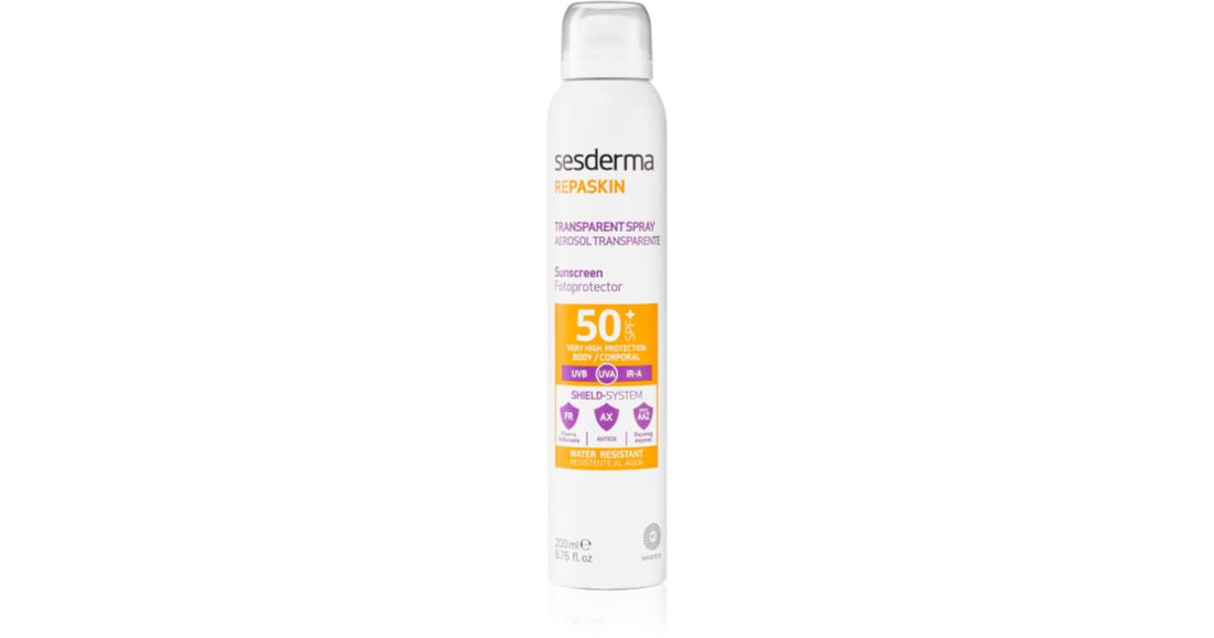 Sesderma リパスキン 透明日焼けスプレー SPF 50+ 200ml