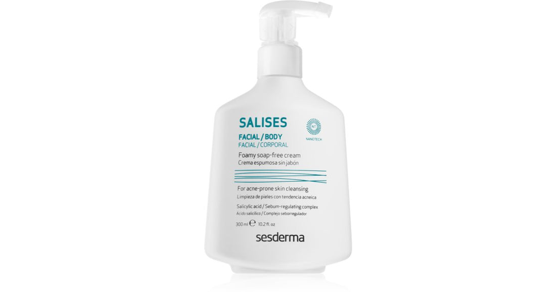 Sesderma Salises gel detergente per viso e corpo 300 ml