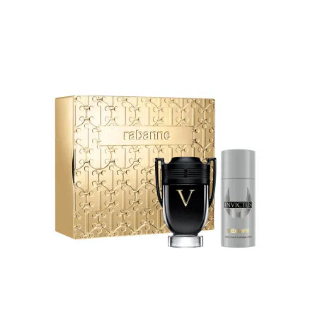 Paco rabanne Set Paco Rabanne: Invictus Victory Eau De Parfum per uomo 100 ml + Invictus Victory Eau De Parfum per uomo 10 ml + Invictus Victory Deodorante Spray per uomo 150 ml