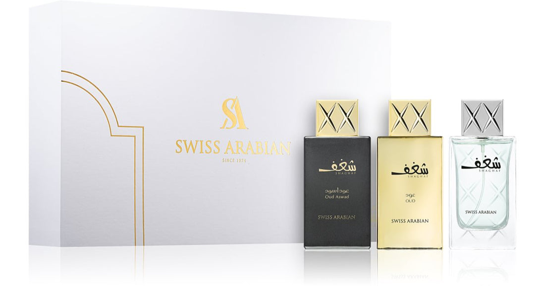 Swiss Arabian Shaghaf confezione regalo per uomo 3× 75 ml