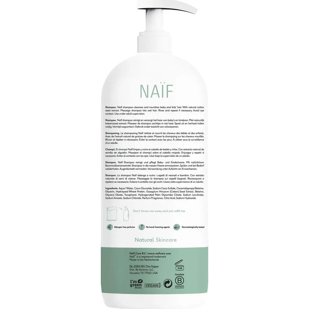 Naif Shampoo bambini 500 ml — Șampon pentru copii
