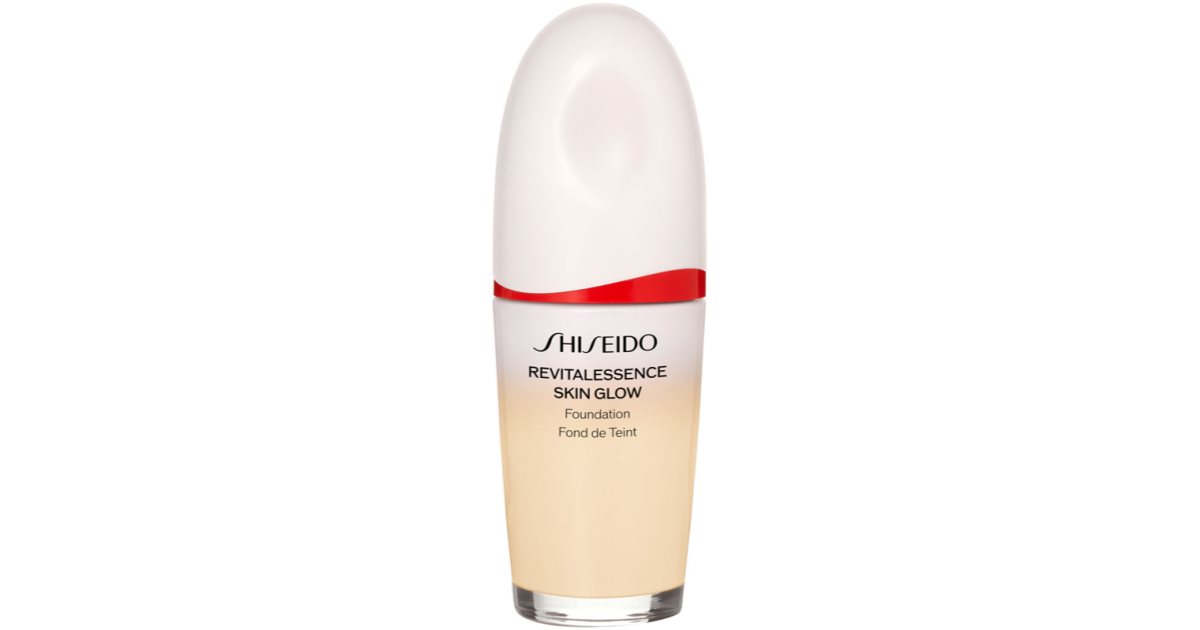 Shiseido Revitalessence Skin Glow base iluminadora leve FPS 30 cor Lace 30 ml