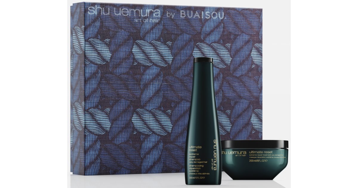 Shu Uemura علبة هدايا Ultimate Reset (للشعر التالف جدًا)