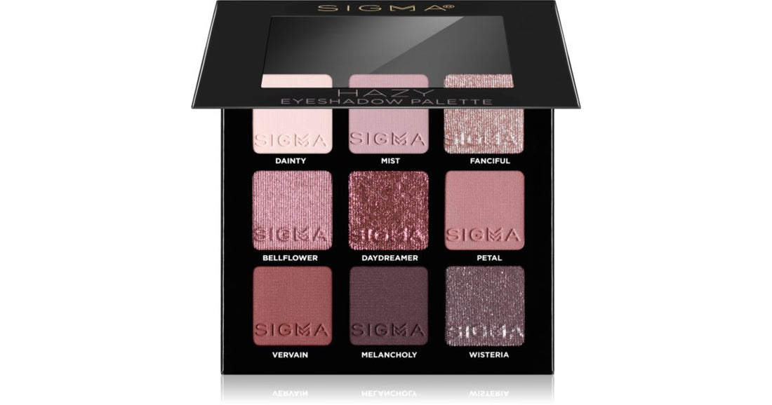 Sigma Beauty פלטת צלליות Hazy פלטת 9 גרם