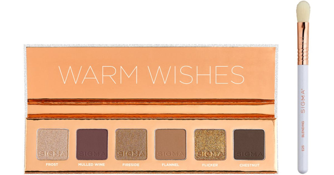 Paleta de sombras Sigma Beauty Warm Wishes 100,7 g