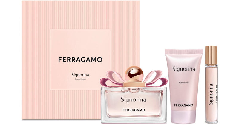 Kit caixa de presente feminina Ferragamo Signorina